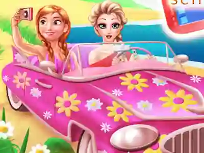Гульня Princesses Road Trip Fun онлайн