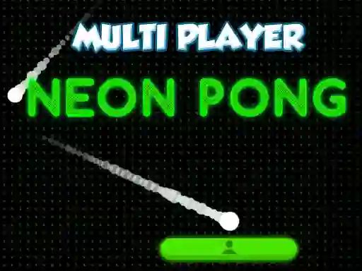 Гульня Neon Pong Multi Player онлайн
