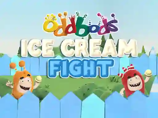 Гульня Oddbods Ice Cream Fight онлайн