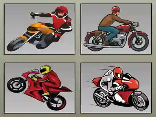 Гульня Racing Motorcycles Memory онлайн