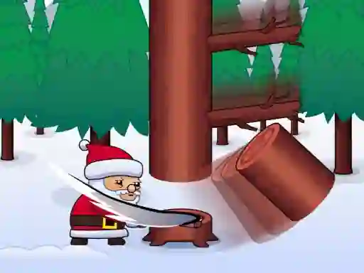Гульня Lumberjack Santa онлайн