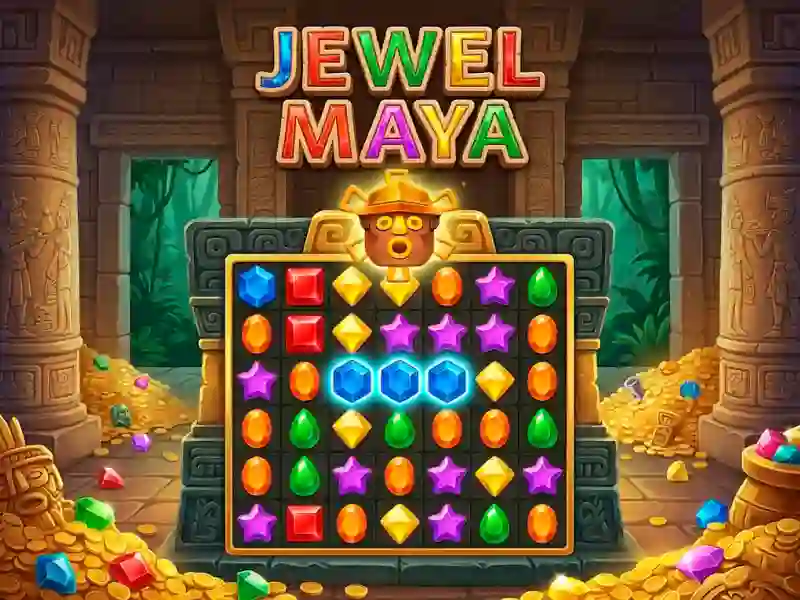 Гульня Jewel Maya онлайн