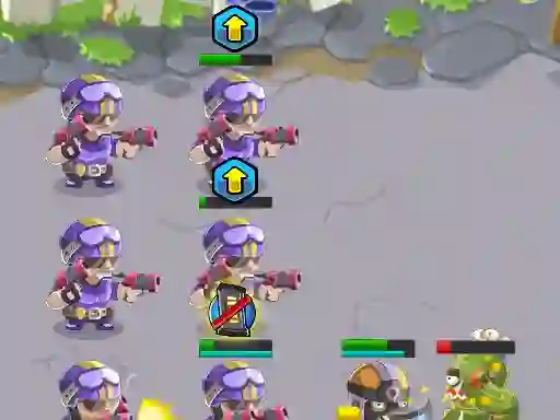 Гульня Squad Defense онлайн