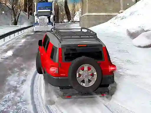 Гульня Heavy Jeep Winter Driving онлайн