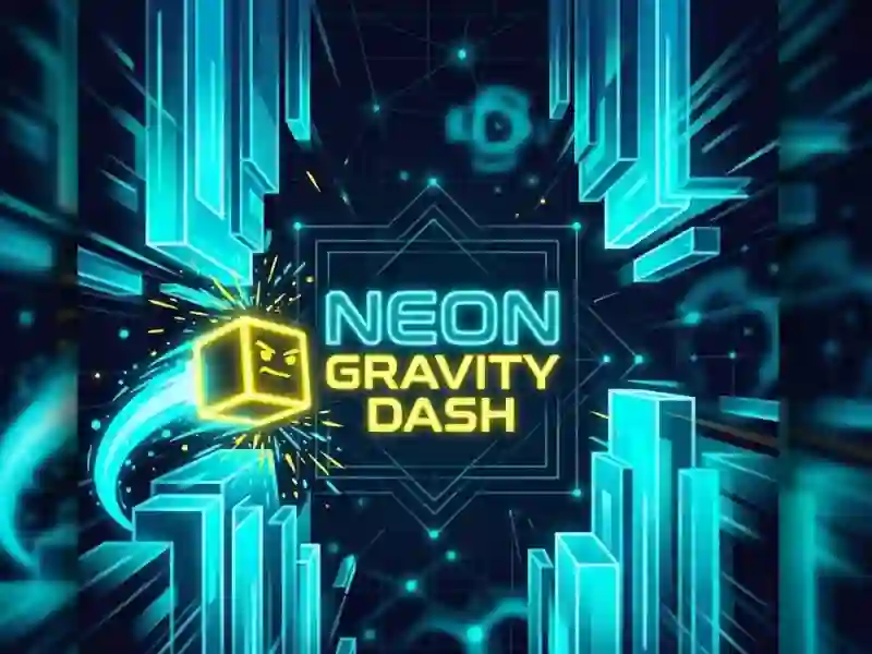 Гульня Neon Gravity Dash онлайн