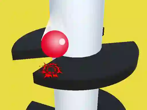 Гульня Helix Jump Ball онлайн