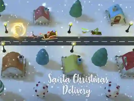 Гульня Santa Christmas Delivery онлайн