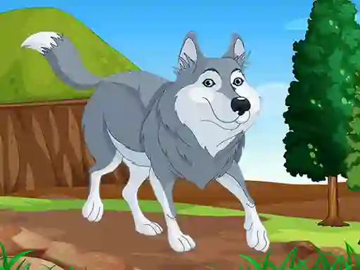 Гульня Wolf Jigsaw онлайн