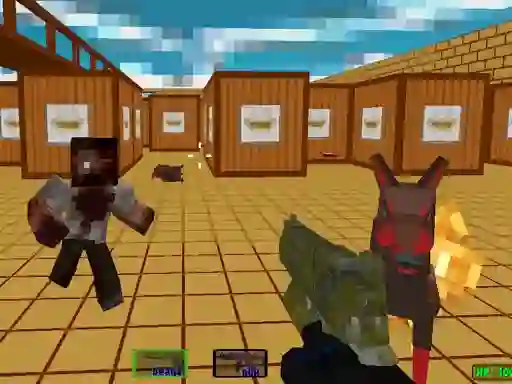 Гульня Pixel Swat Zombie Survival онлайн