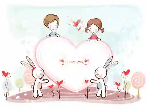 Гульня Valentine Young Love онлайн