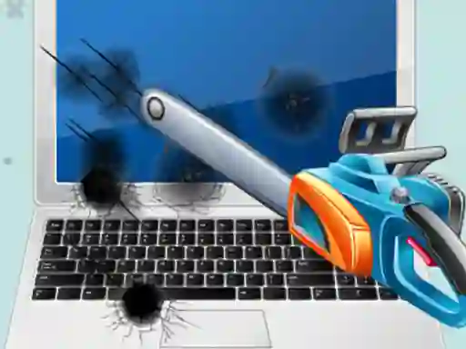 Гульня Whack the Laptop онлайн