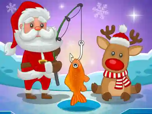 Гульня Santa's Christmas Fishing онлайн