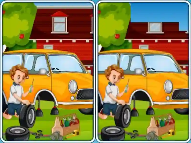 Гульня Car Garage Differences онлайн