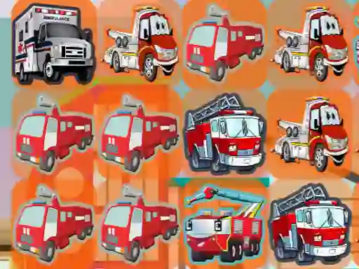 Гульня Emergency Trucks Match 3 онлайн
