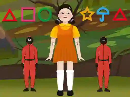 Гульня Squid Hidden Signs онлайн