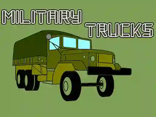 Гульня Military Trucks Coloring онлайн