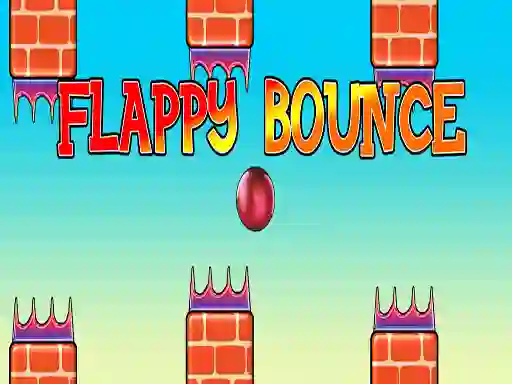 Гульня Flappy Bounce онлайн