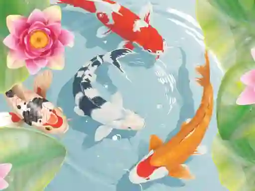 Гульня Koi Fish Pond онлайн