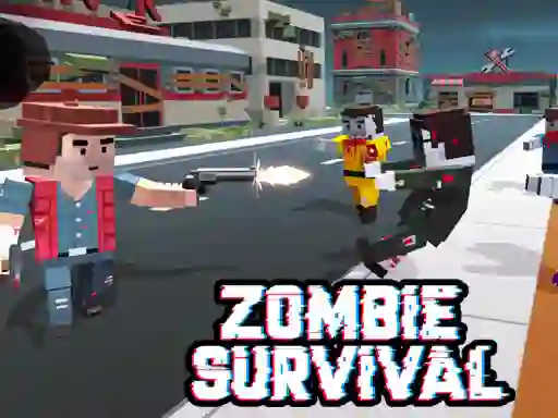 Гульня Zombies Survival онлайн