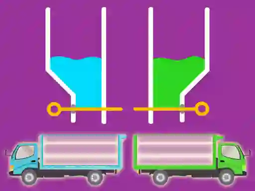 Гульня Color Water Trucks онлайн