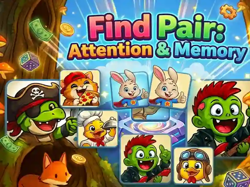 Гульня Find Pair: Attention & Memory онлайн