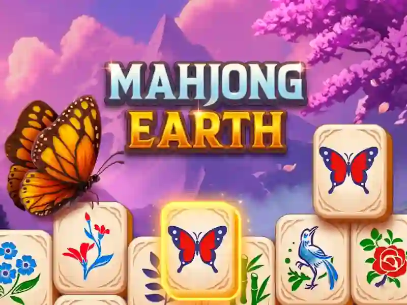 Гульня Mahjong Earth онлайн