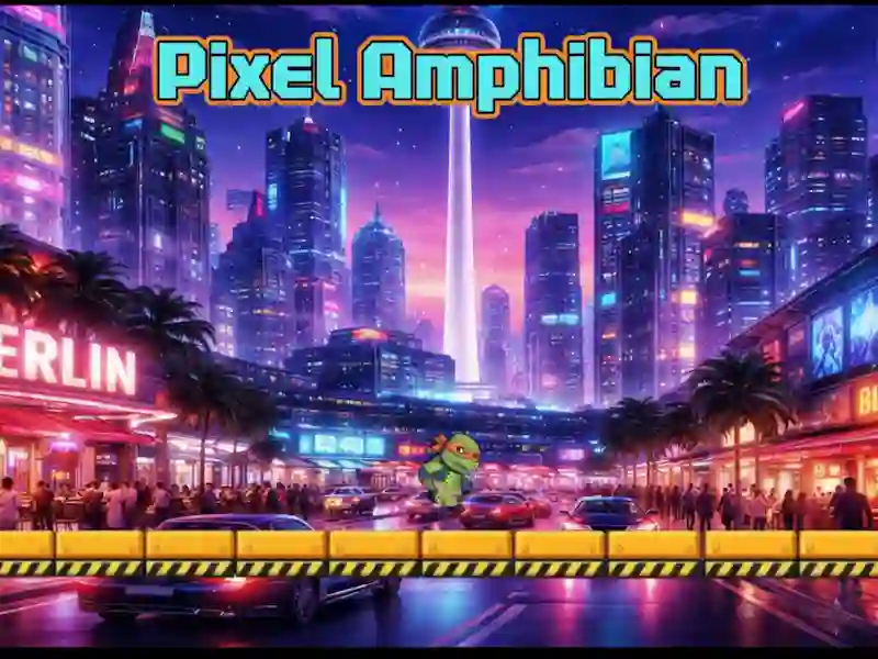 Гульня Pixel Amphibian онлайн
