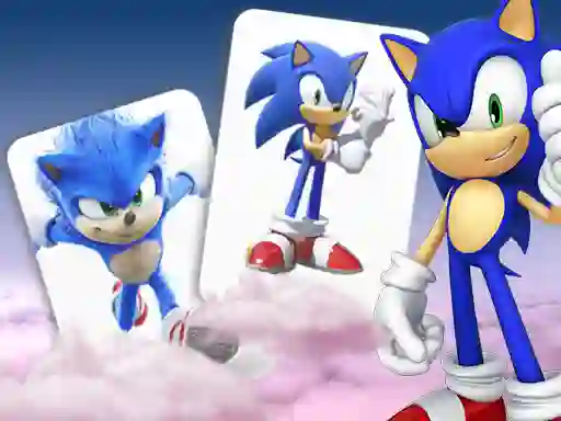 Гульня Sonic Memory card Match онлайн