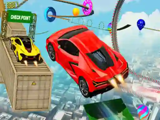 Гульня Crazy Car Stunt Descent GT онлайн