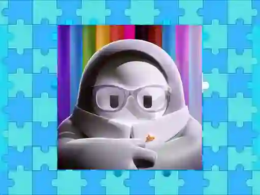 Гульня Fall Guys Puzzle онлайн