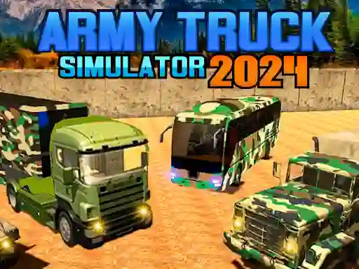 Гульня Army Truck Simulator 2024 онлайн