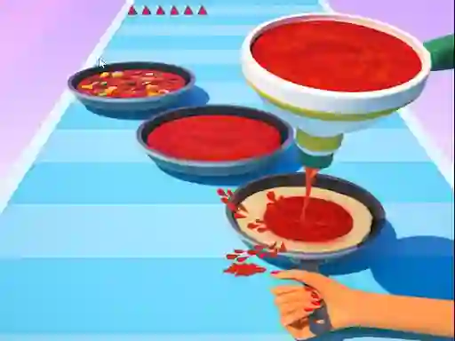 Гульня Pizza Stack Rush Maker онлайн