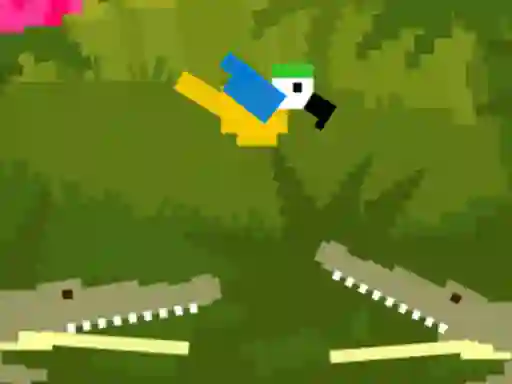 Гульня Blocky Bird онлайн