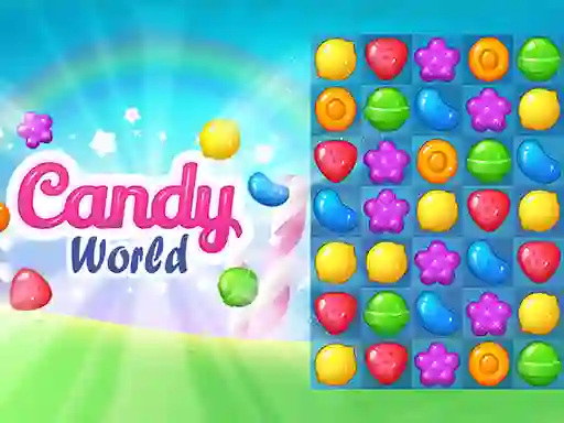 Гульня Candy World онлайн
