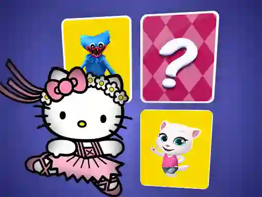 Гульня Hello Kitty Memory Card Match онлайн