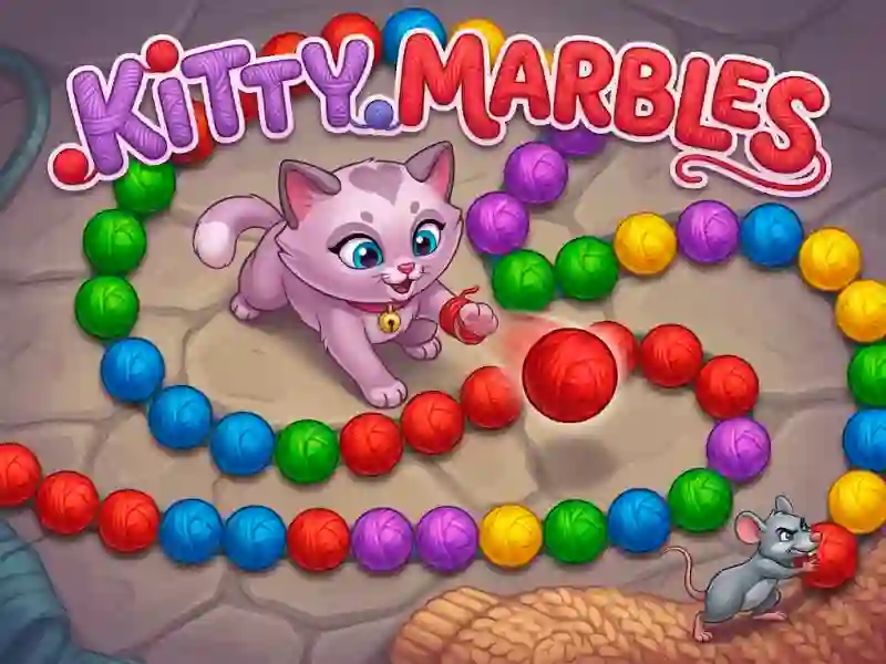 Гульня Kitty Marbles онлайн