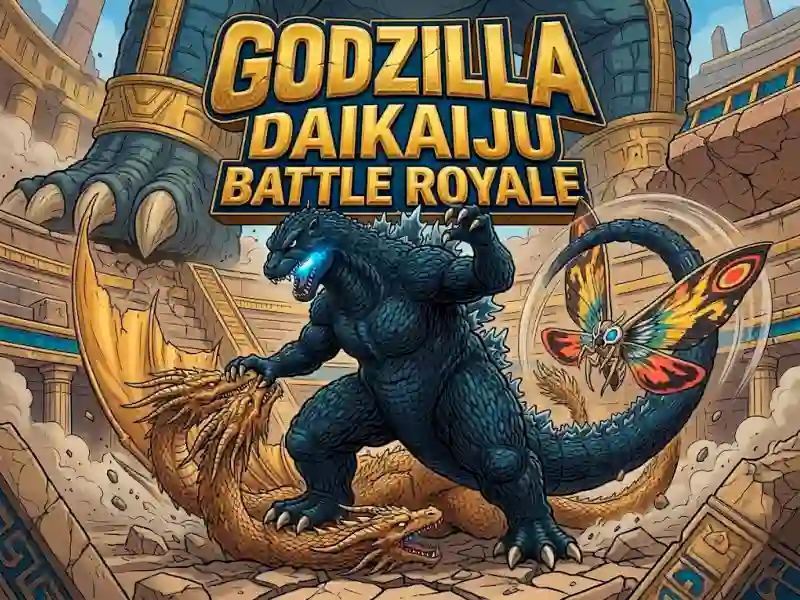 Гульня Godzilla Daikaiju Battle Royale онлайн
