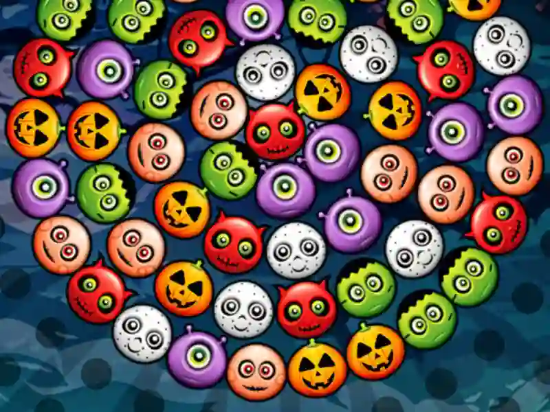 Гульня Bubble Wheel Halloween онлайн