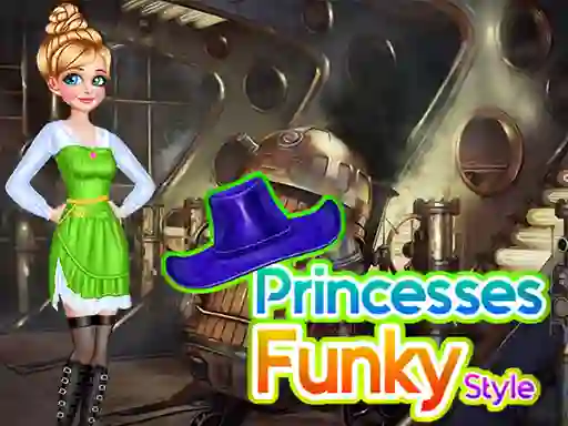 Гульня Princesses Funky Style онлайн