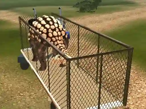Гульня Dino Truck Transport онлайн