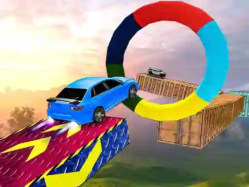 Гульня  Stunt Car Impossible онлайн