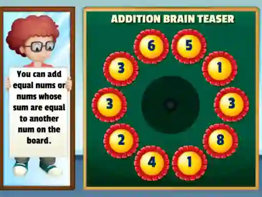 Гульня Addition brain teaser онлайн