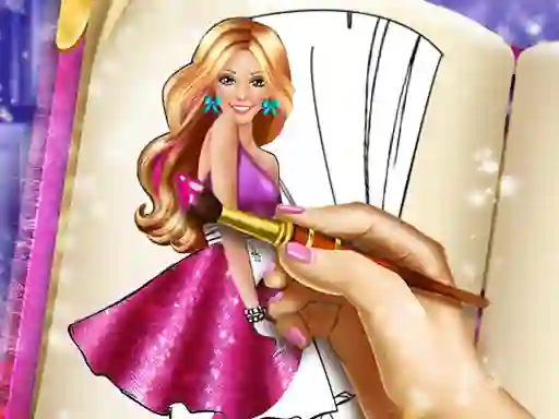 Гульня Doll Coloring Book онлайн