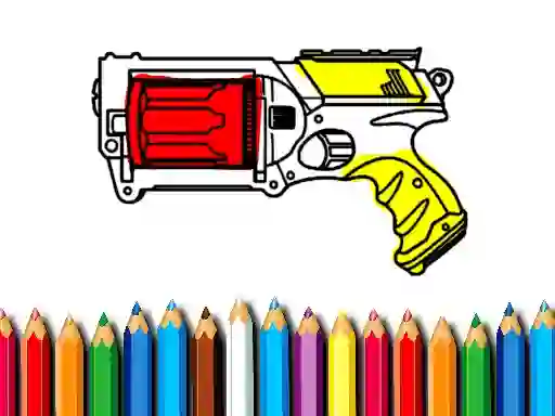 Гульня Back To School: Nerf Coloring Book онлайн