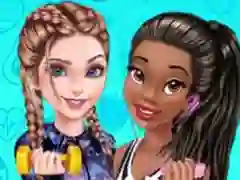 Гульня Princesses Workout Buddies онлайн