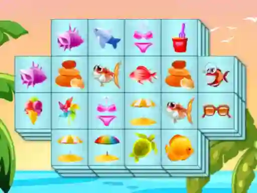 Гульня Summer Mahjong онлайн