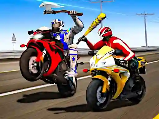 Гульня Biker Battle 3D онлайн
