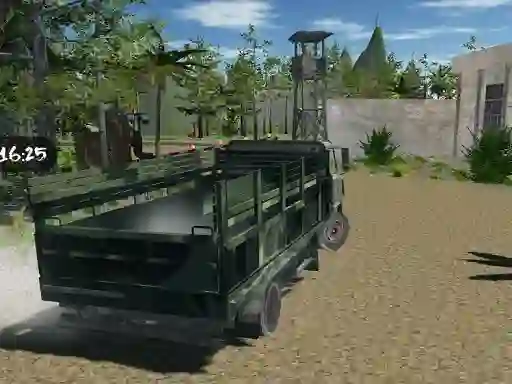 Гульня Offroad Truck Army Driving онлайн
