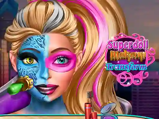 Гульня Super Doll Makeup Transform онлайн