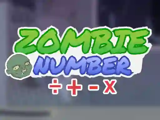 Гульня Zombie Number онлайн